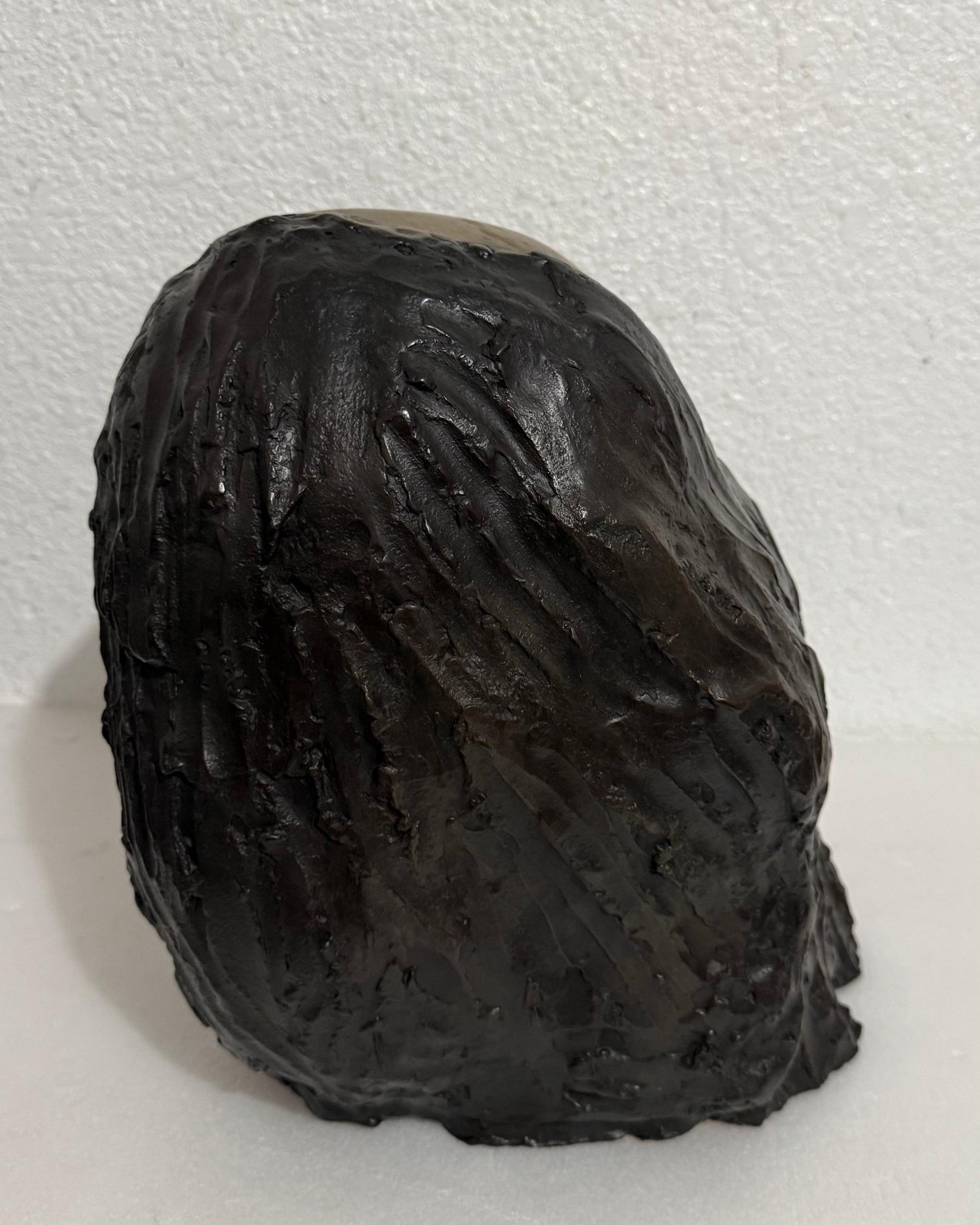 Large Bronze Sculpture Woman Head, After Modigliani, Ruth Bloch Israeli Artist