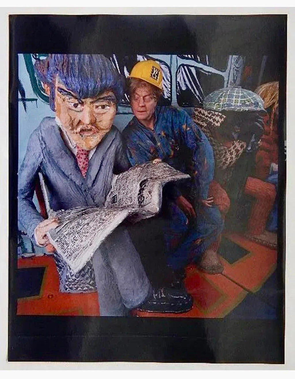 1986 Red Grooms & Sculpture Vintage C-Print Photograph Abe Frajndlich Colo Photo