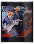 1986 Red Grooms & Sculpture Vintage C-Print Photograph Abe Frajndlich Colo Photo