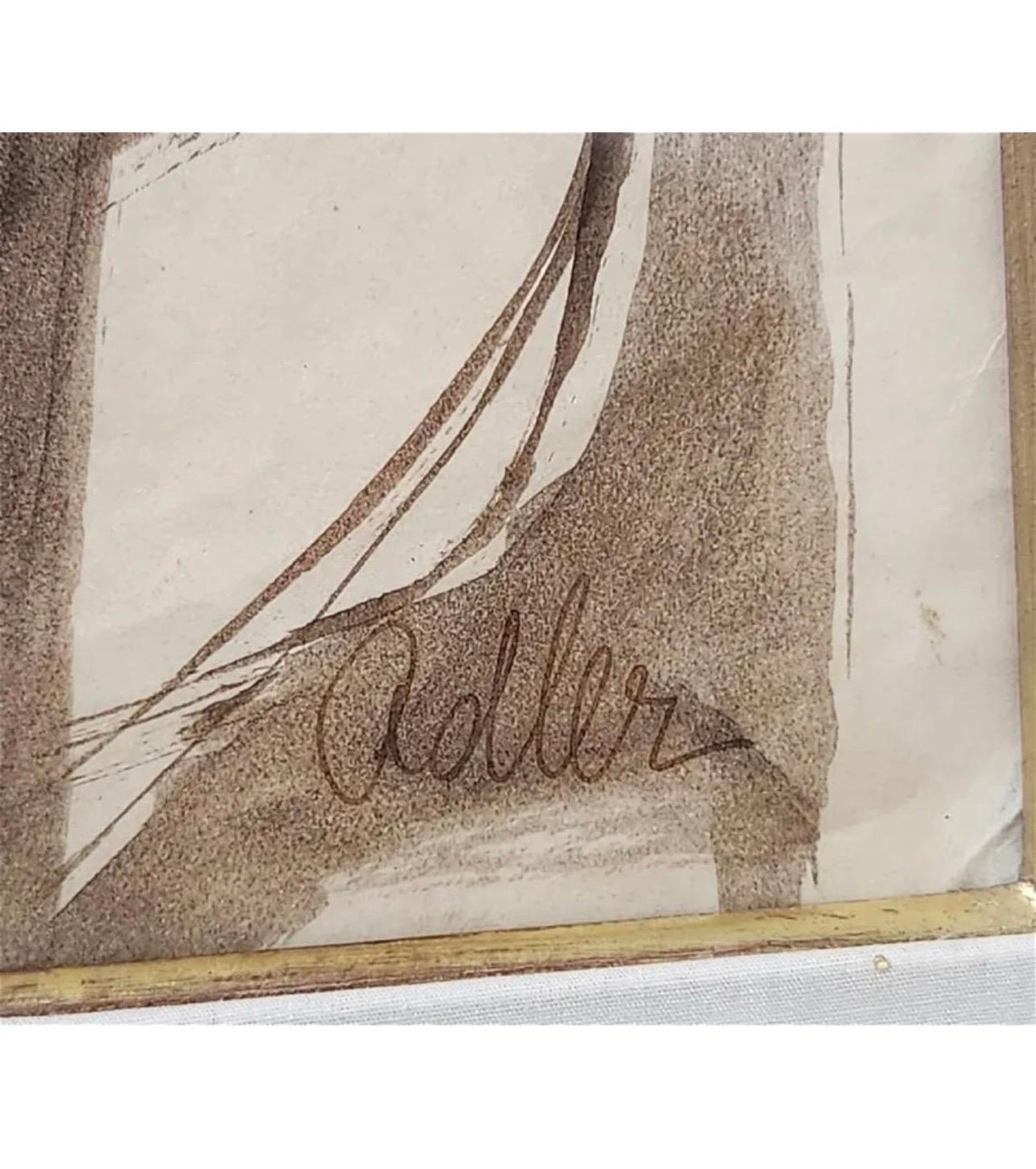 Modernist Ink and Wash Drawing, Painting Jankel Adler Woman Model Ecole De Paris