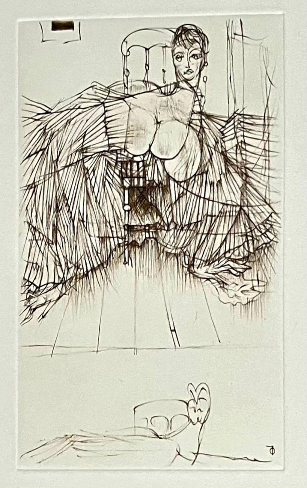 German Surrealism Abstract Surrealist Lithograph Hans Bellmer