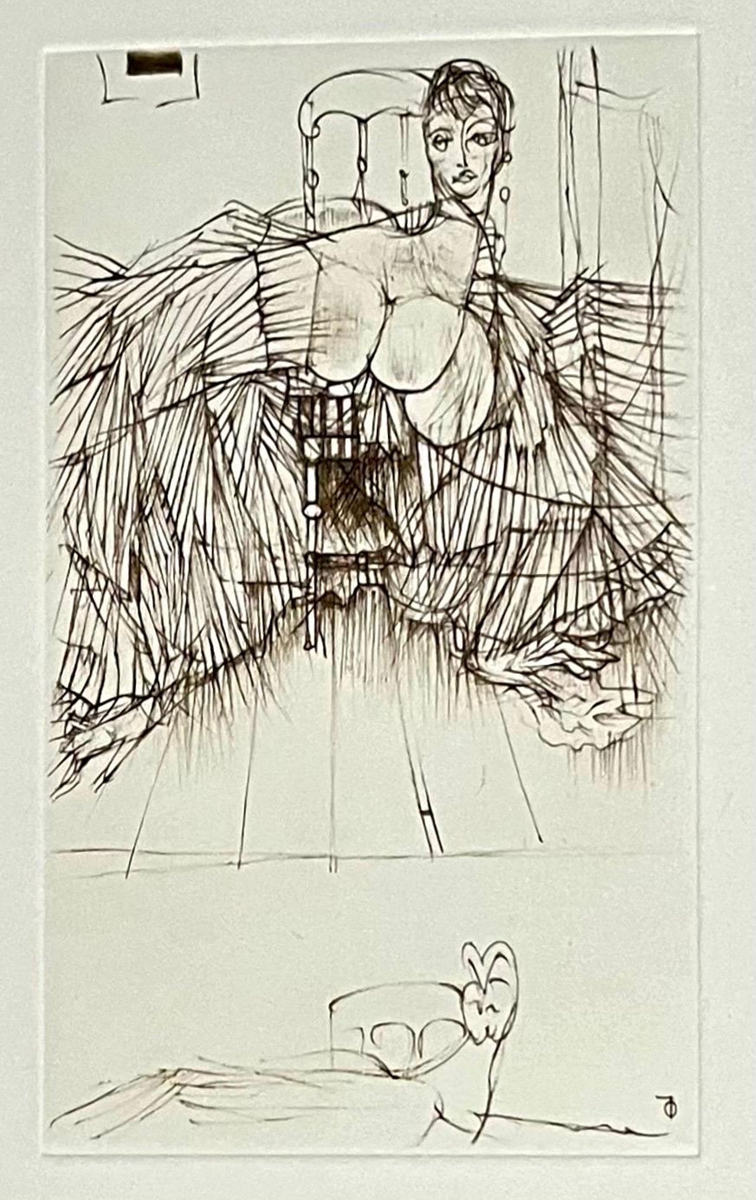 German Surrealism Abstract Surrealist Lithograph Hans Bellmer