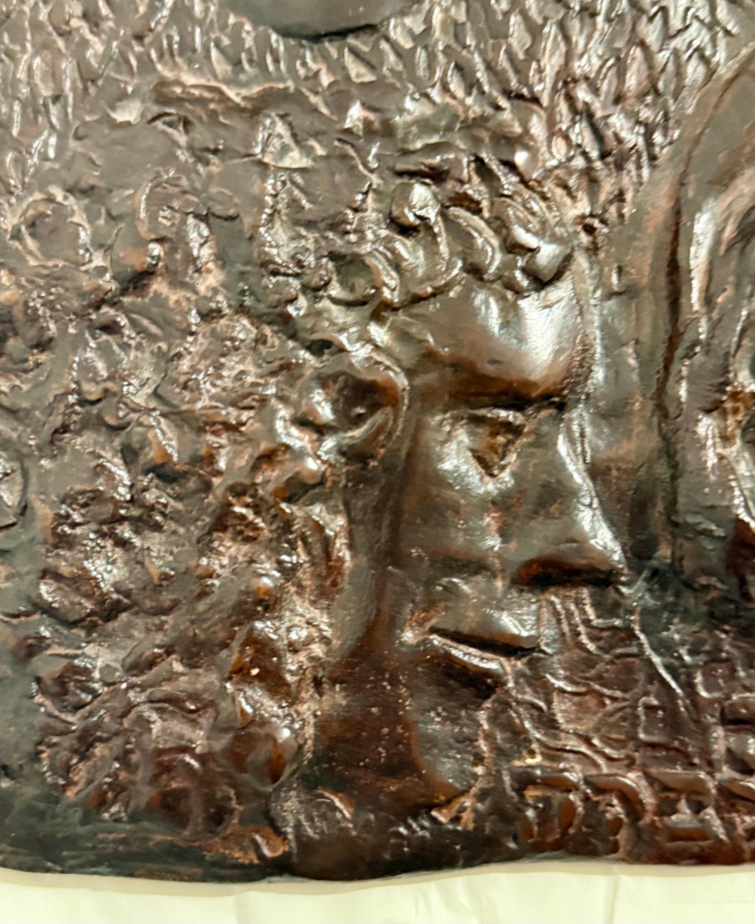 Bronze Sculpture Wall Relief Judaica Jewish Matriarchs Modernist Leonard Baskin