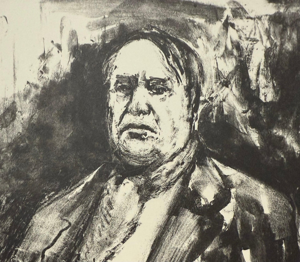 Lithuanian French Artist Arbit Blatas Lithograph Maurice de Vlaminck Ecole Paris