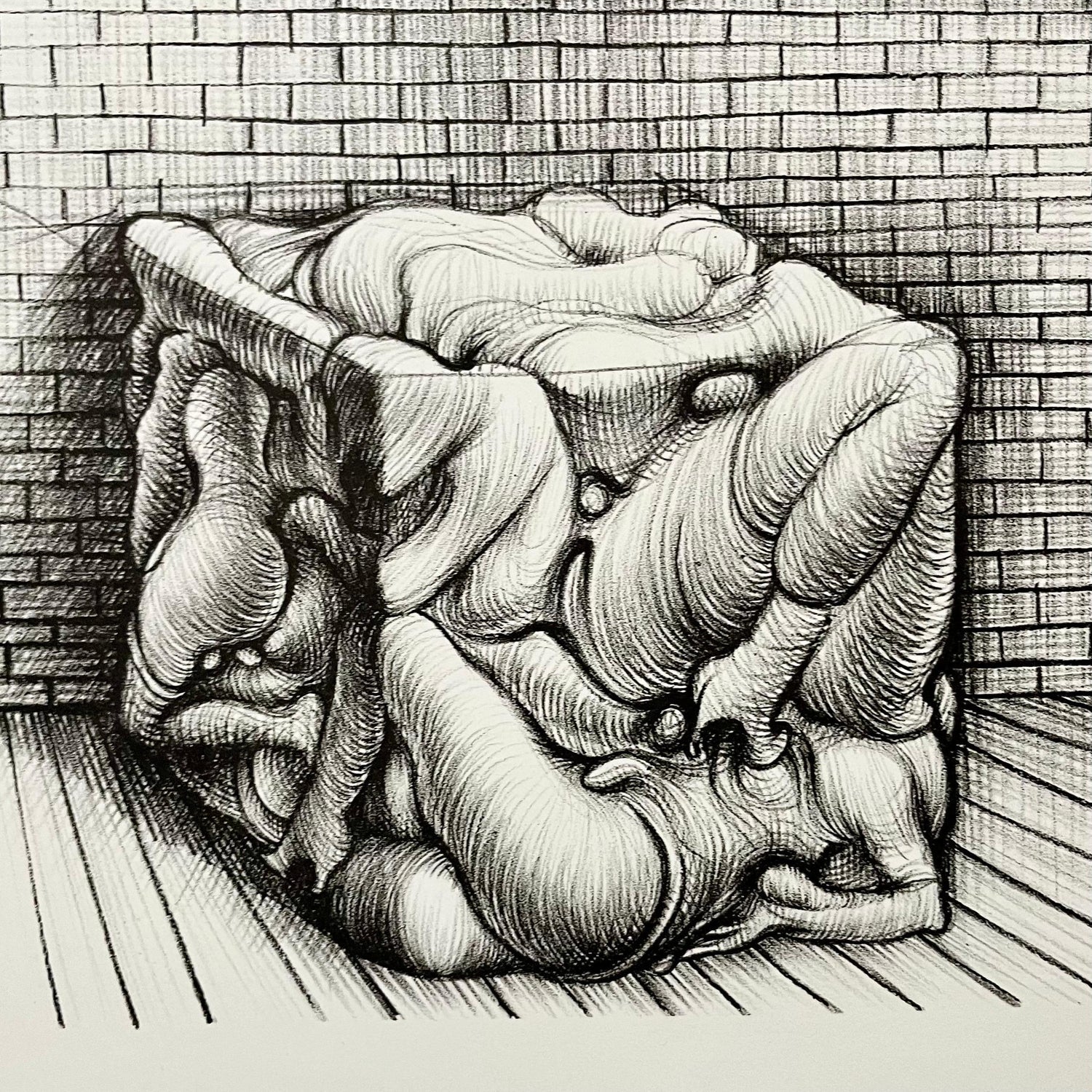 German Surrealism Abstract Surrealist Lithograph Hans Bellmer