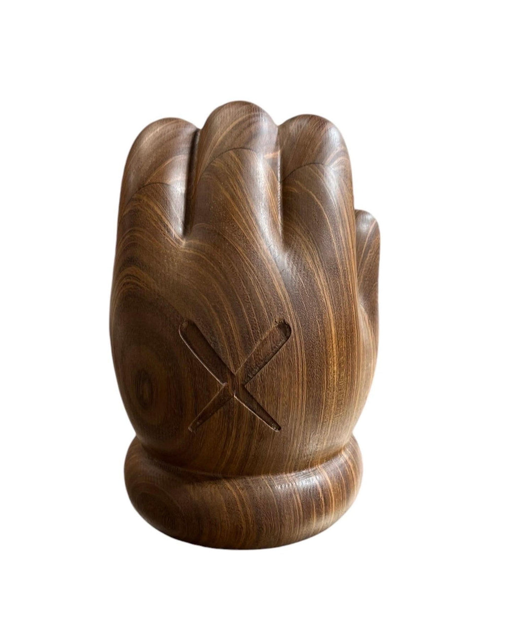 Rare Carved Wood Kaws Hand Sculpture More Gallery Switzerland Wooden Toy Art