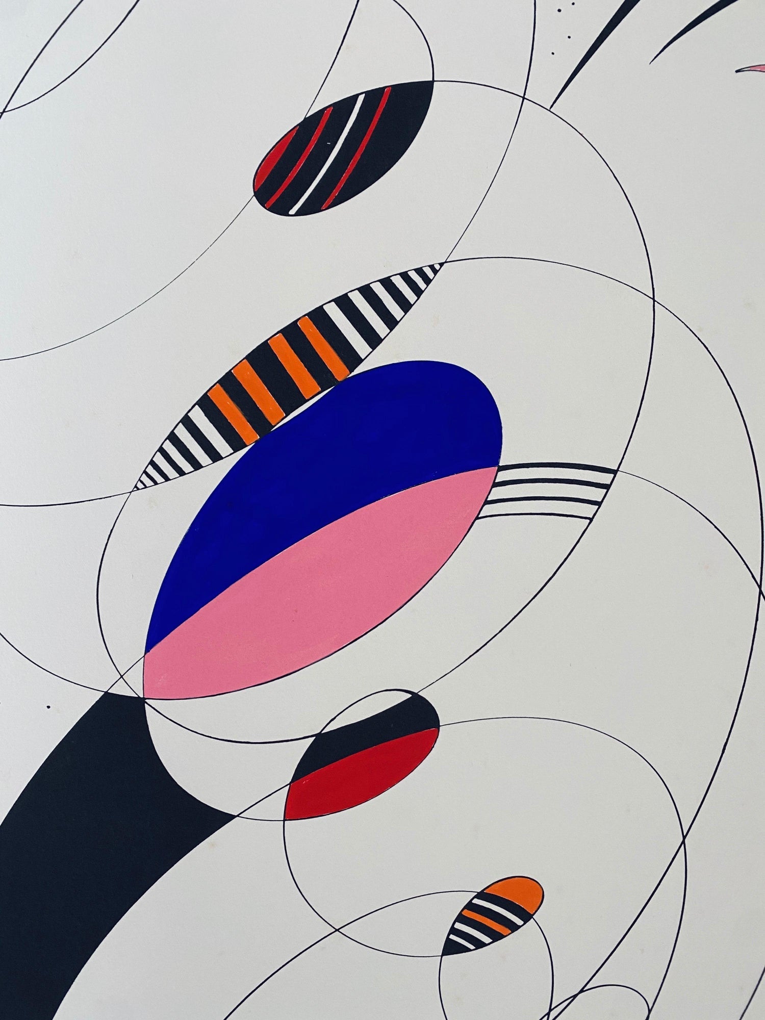 Italian Artist Abstract Lithograph