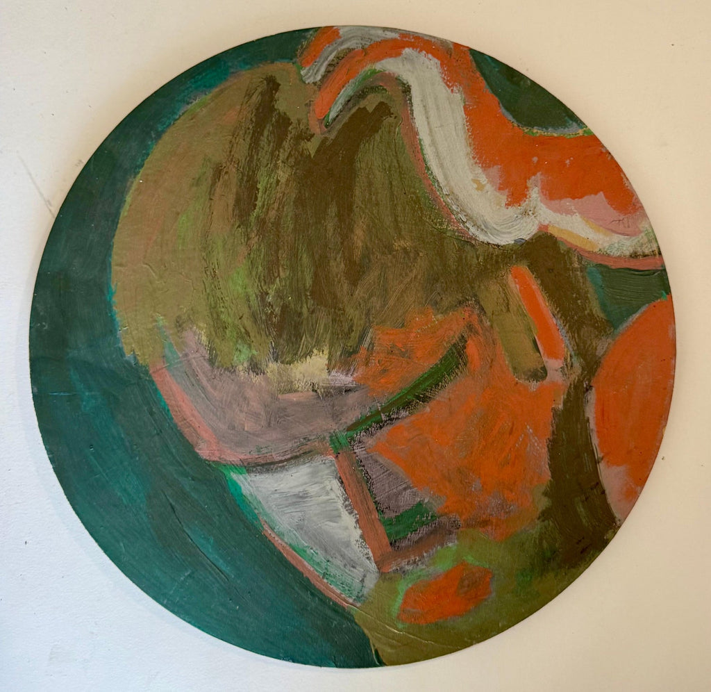 Mod Abstract Expressionist Modernist Edward Avedisian Color Field Oil Painting