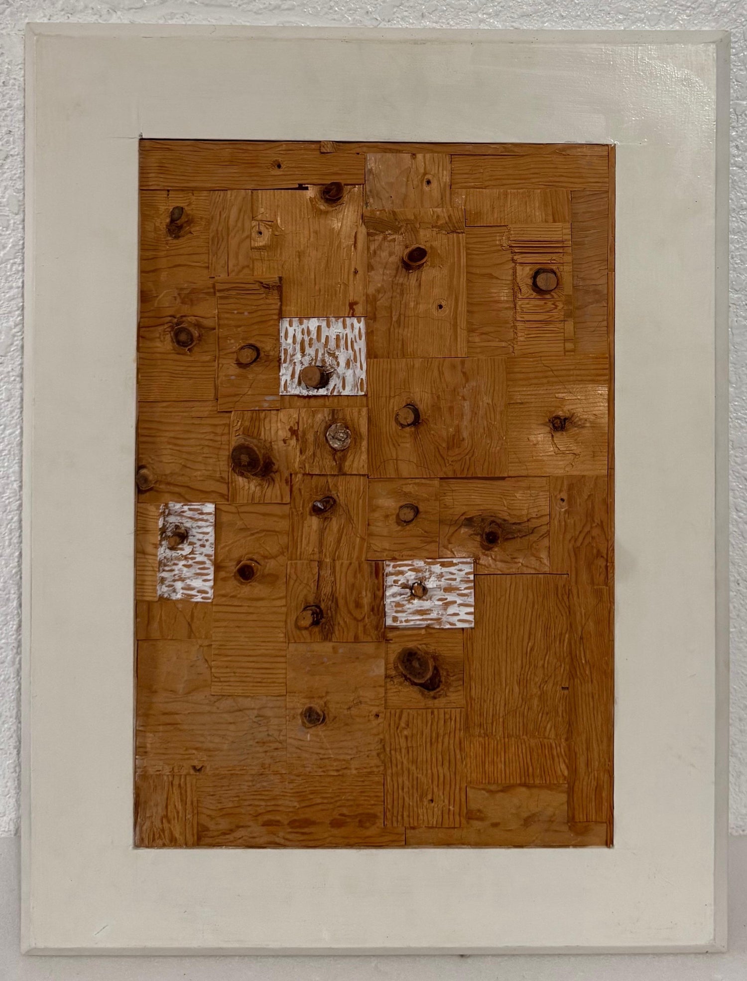 Painted Wood Assemblage Abstract Art Sculpture Painting Gordon Powell Modernist