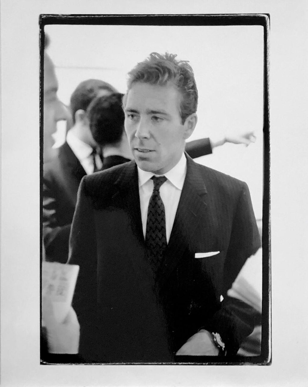 Vintage Signed Silver Gelatin Photograph Portrait Print of Anthony Haden Guest