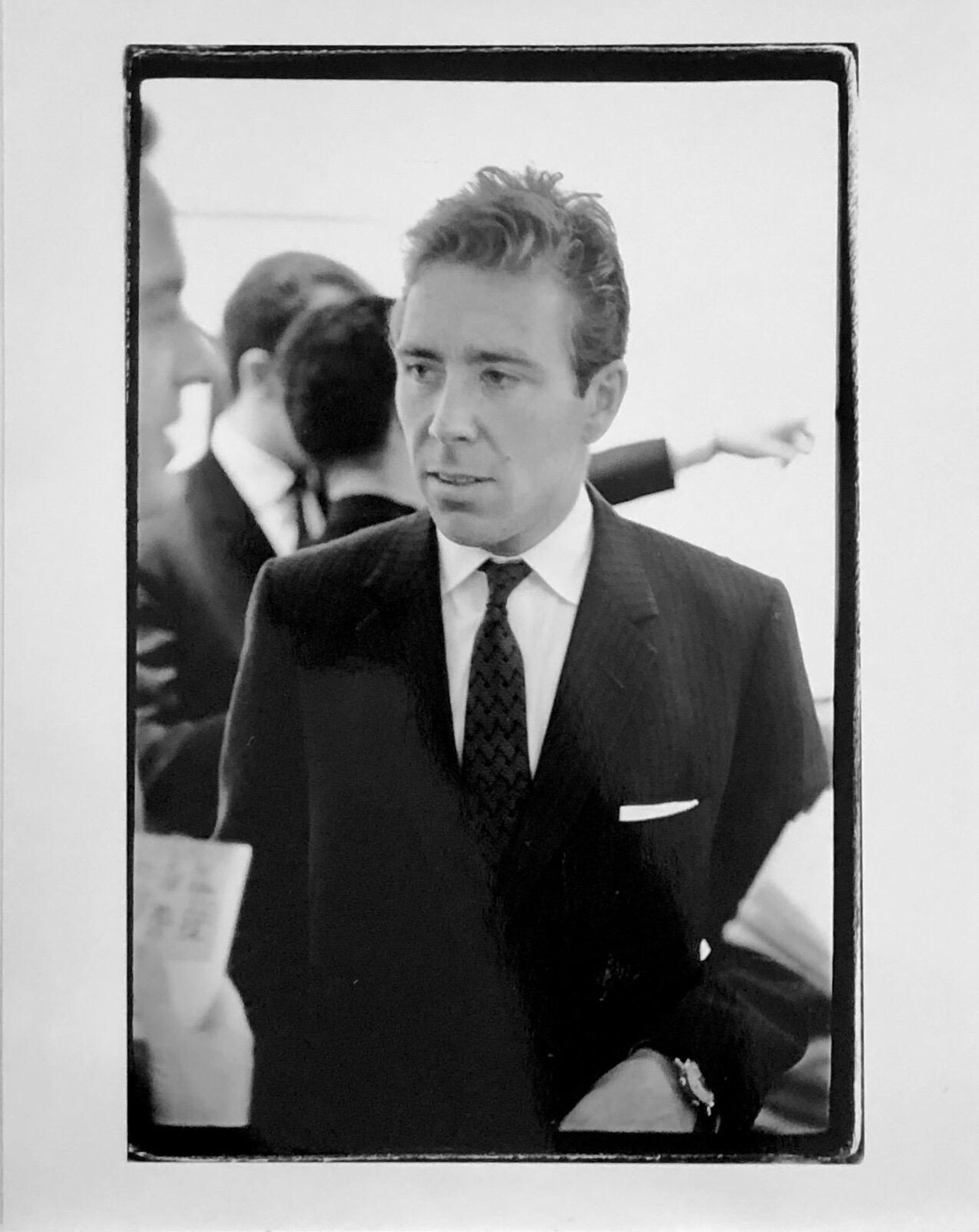 Vintage Signed Silver Gelatin Photograph Portrait Print of Anthony Haden Guest