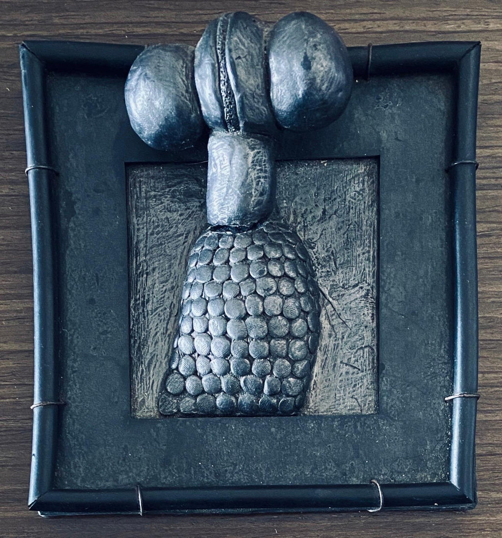 Mexican Modernist Master Silvered Cast Abstract Sculpture Relief Gunther Gerzso