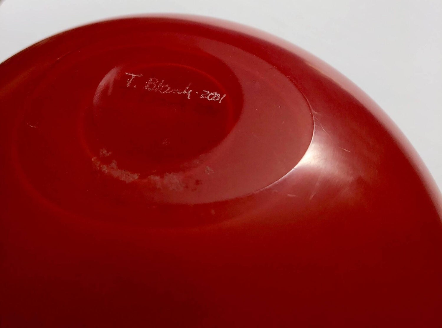 Masterpiece Swiss Contemporary Blown Matte Glass Sculpture Vase
