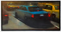 Large Suong Yangchareon Thai American Photorealist LA California Street Painting