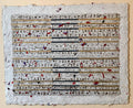 Unique Mixed Media on Handmade Paper with Gold Leaf Modernist Edition