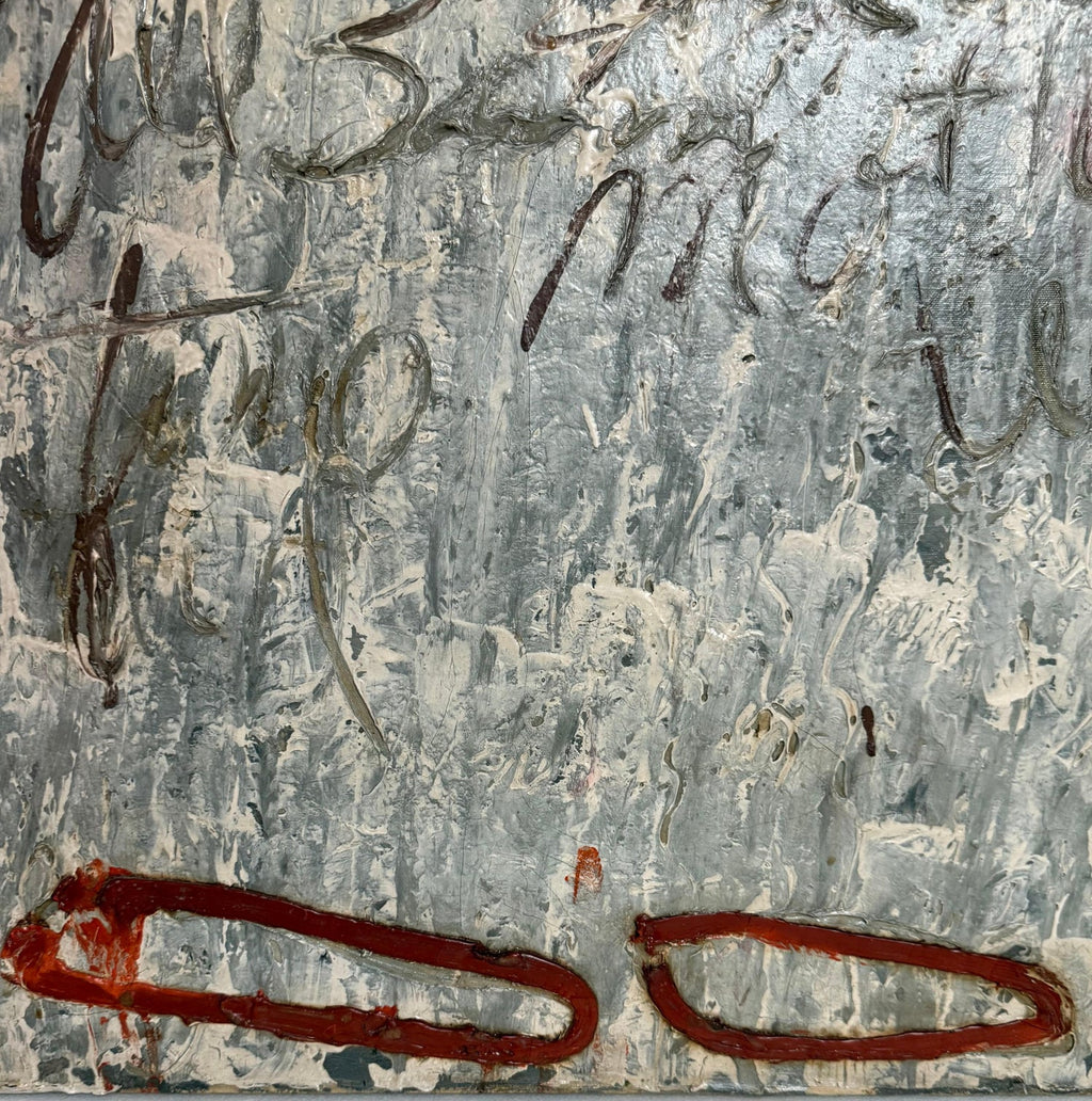 Untitled Composition Abstract Expressionist Oil Painting Jay Milder