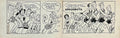Vintage Golden Age Syndicated Ink Drawing Cartoon Strip Susie Q Smith Comic Art