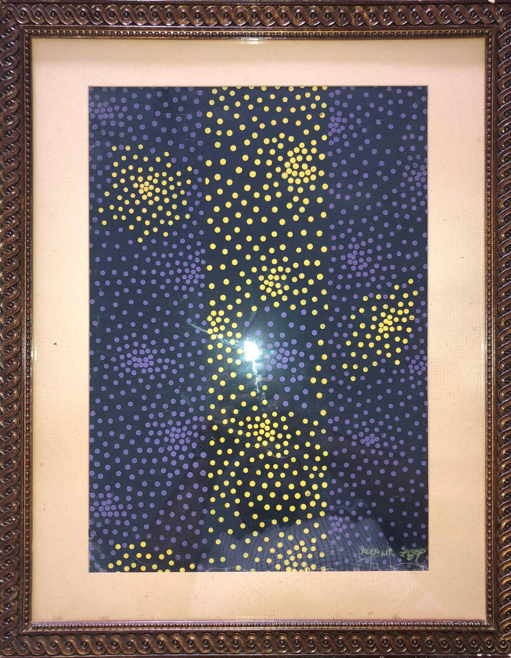 Abstract Composition Tempera Painting Russian Soviet Avant Garde Ksenia Ender