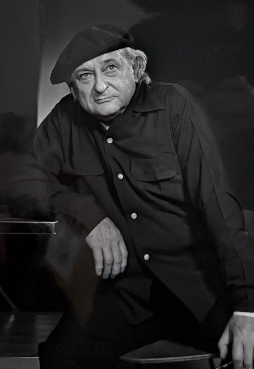 Sculptor Jacques Lipchitz Photograph Portrait Yousuf Karsh Photo Vintage Print
