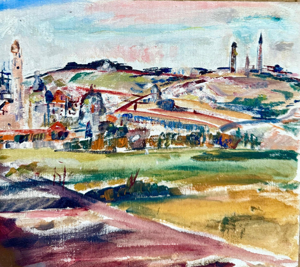 Oil Painting Israeli Landscape Theresa Bernstein Ashcan Realism