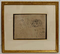 German Expressionist Drawing, Watercolor Painting Jules Pascin Cuba Scene 1910