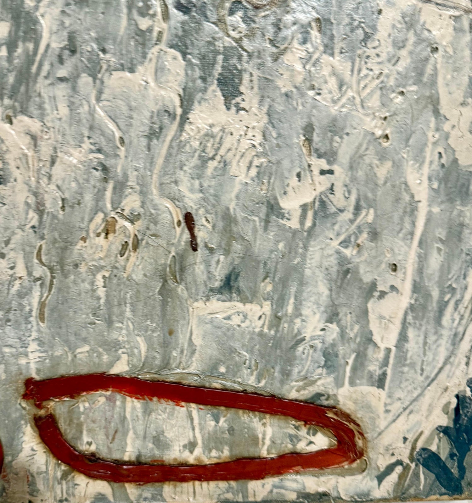 Untitled Composition Abstract Expressionist Oil Painting Jay Milder