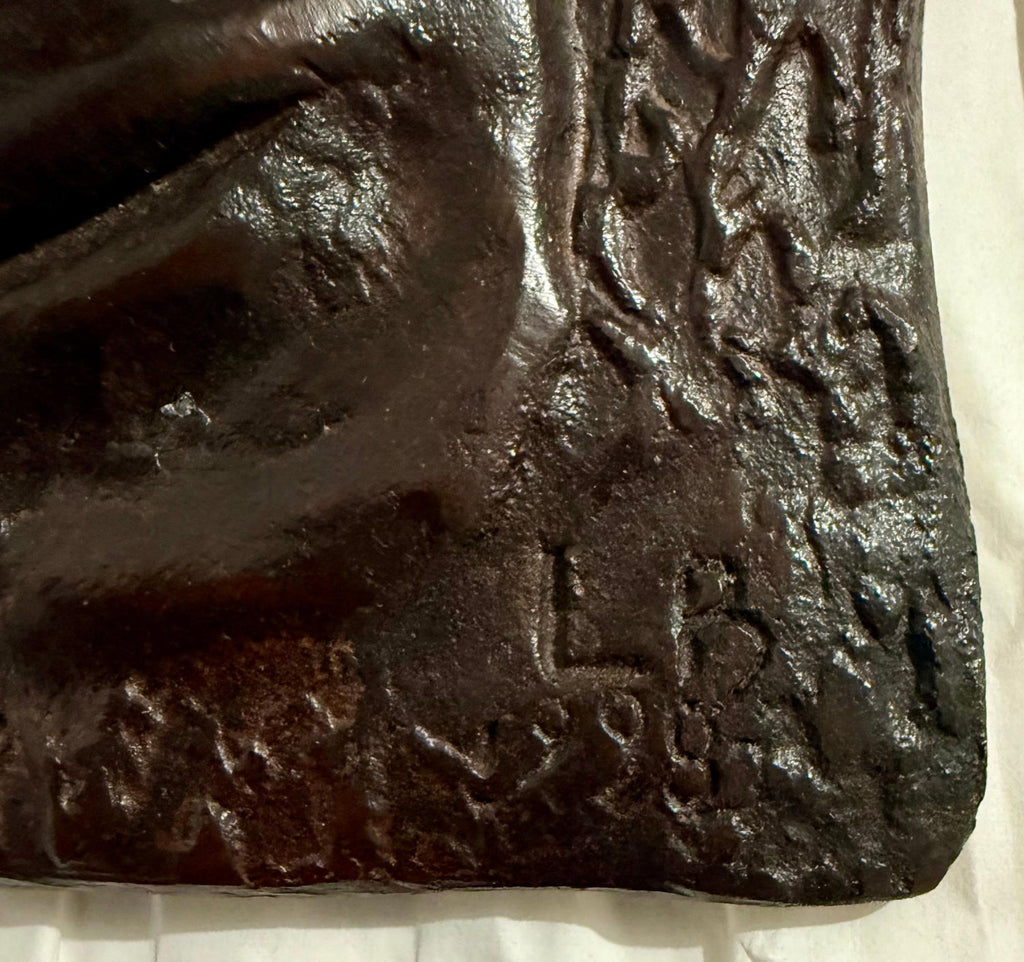 Bronze Sculpture Wall Relief Judaica Jewish Matriarchs Modernist Leonard Baskin