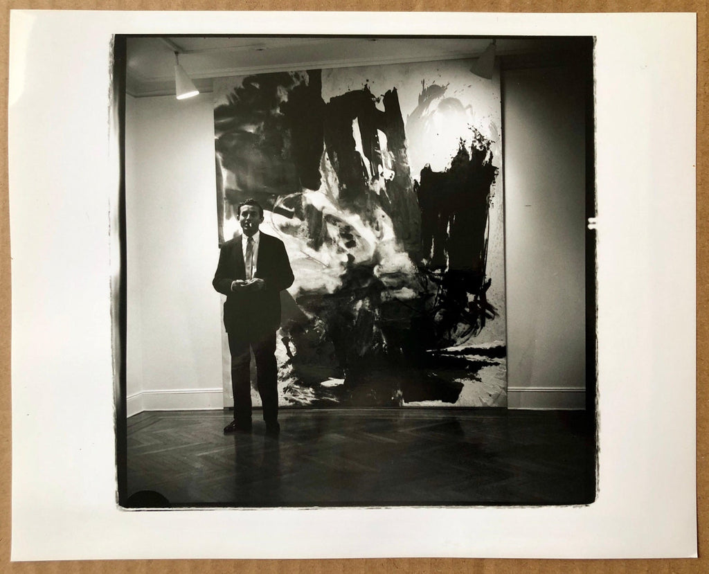 Vintage Print Silver Gelatin Signed Photograph Friedl Dzubas New York Artist