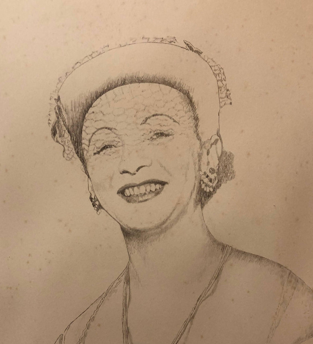 Still Life with Vera as Raphael Original Drawing