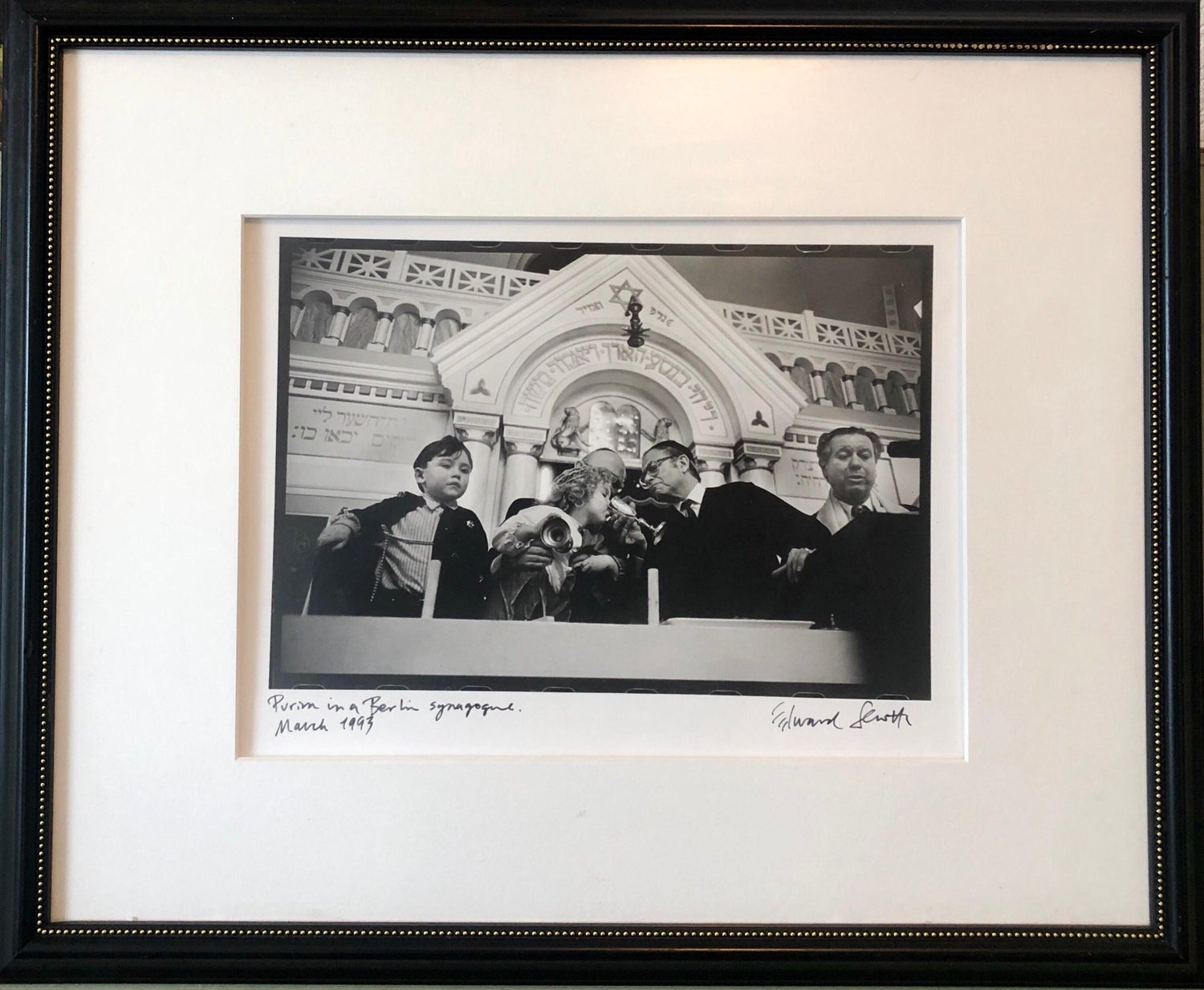 Photo Purim Pestalozzi Str Synagogue Berlin Vintage Silver Gelatin Photograph