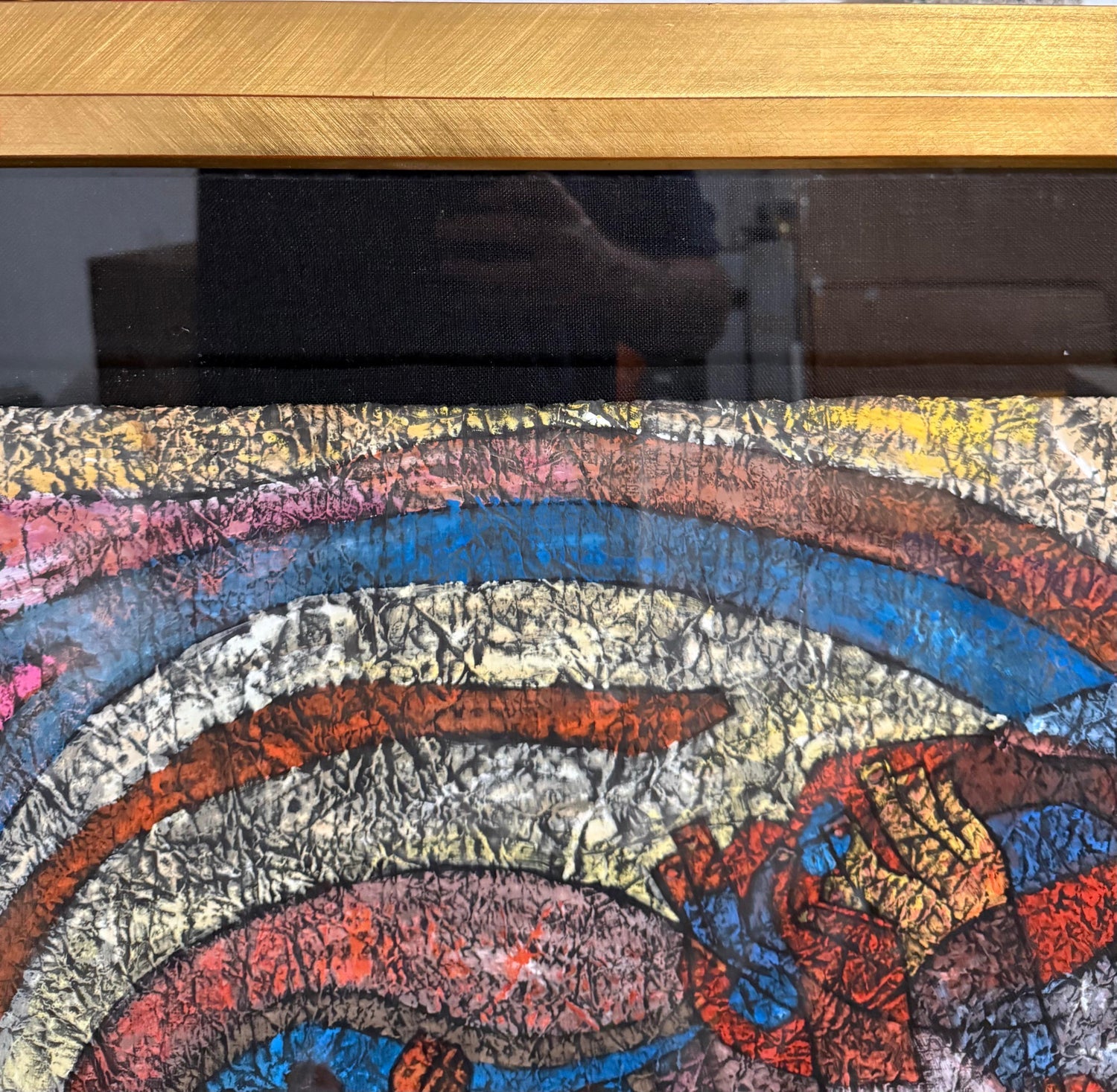 Large Original Mixed Media Painting on Rice Paper Chinese Artist Jiang Tiefeng