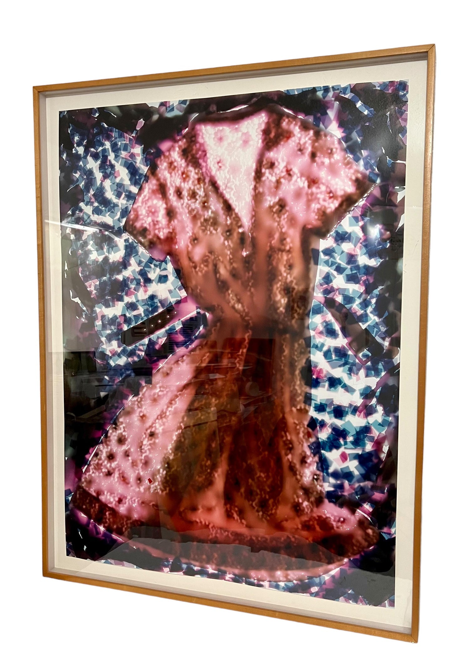 Large Cibachrome Color Photograph LA Woman Artist Dress, Feminist, Photo C Print