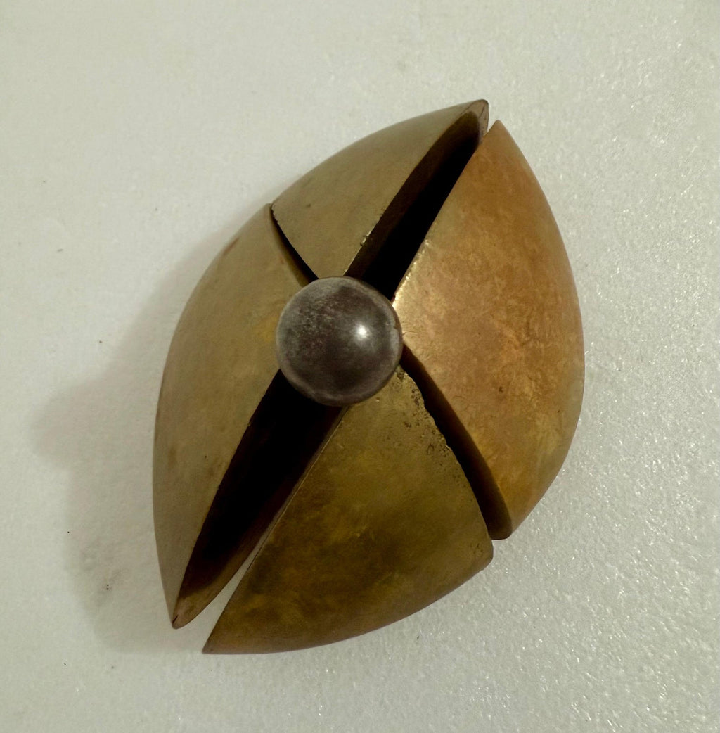 Spanish Catalan Xavier Corbero Bronze Steel Architectural Abstract Sculpture