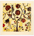 Modernist 1998 Flowering Tree Color Lithograph Dan Rizzie Mod Collage Artist