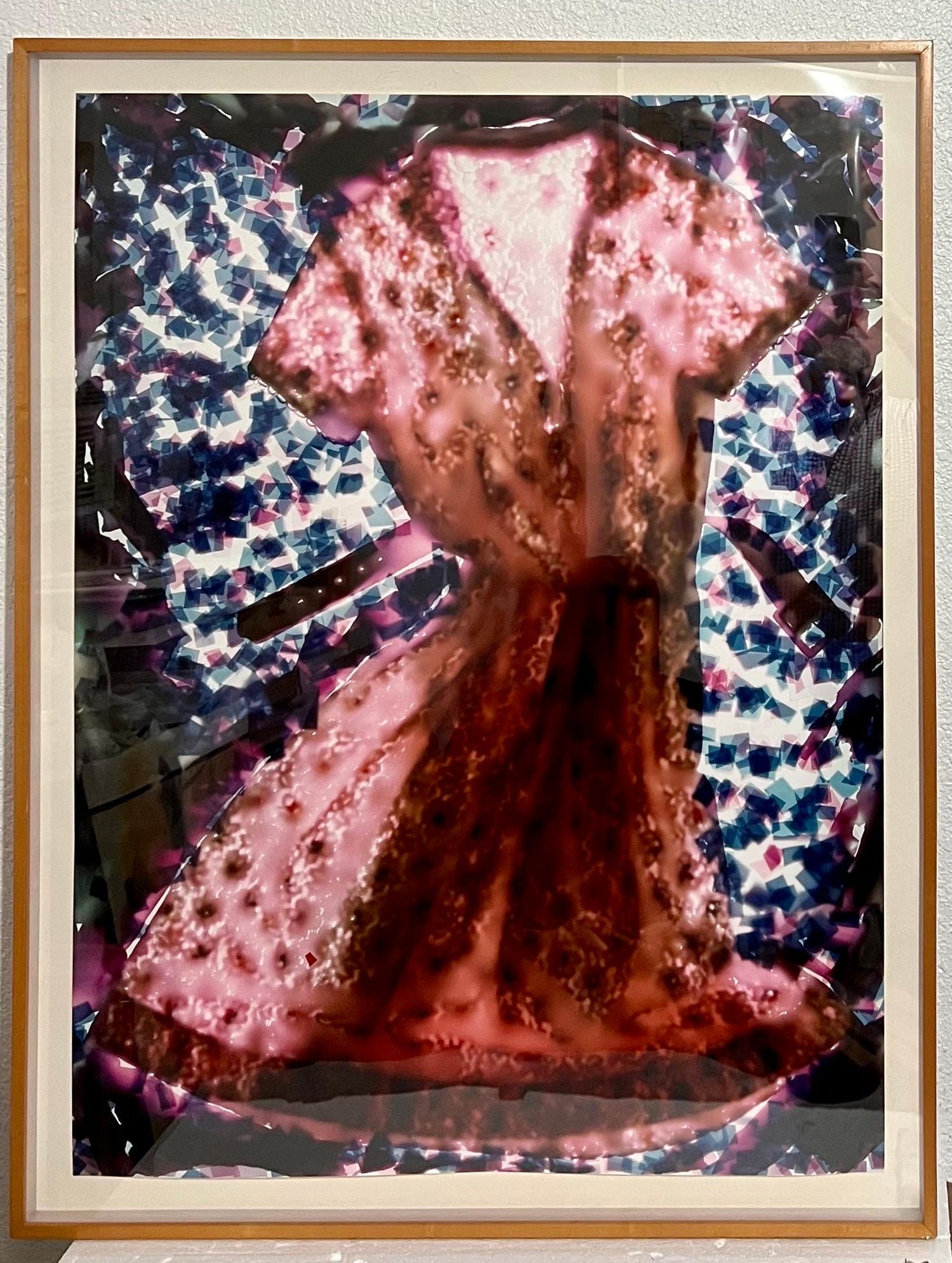 Large Cibachrome Color Photograph LA Woman Artist Dress, Feminist, Photo C Print