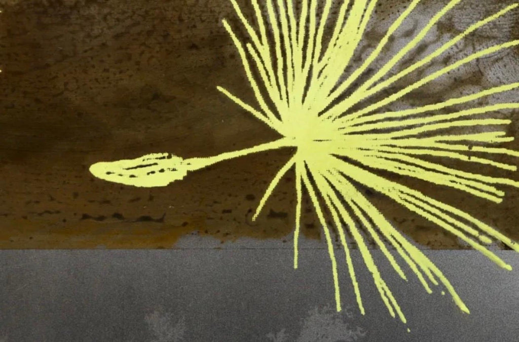 Patina & Silkscreen Painting on Steel Canadian Contemporary Art Marjan Eggermont