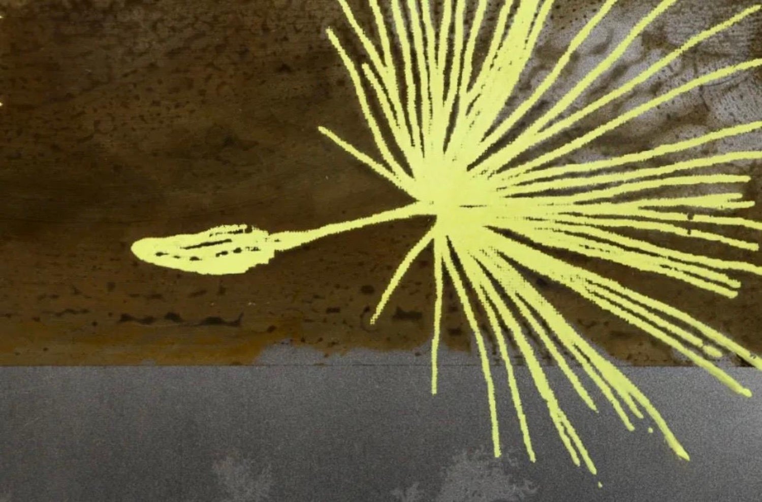 Patina & Silkscreen Painting on Steel Canadian Contemporary Art Marjan Eggermont