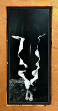 Vintage Silver Gelatin Print Photograph Marcus Leatherdale Shrouded Figure Photo