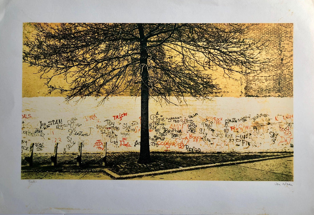 Graffiti Art Photograph Silkscreen Print Park New York City 1970s Pop Art