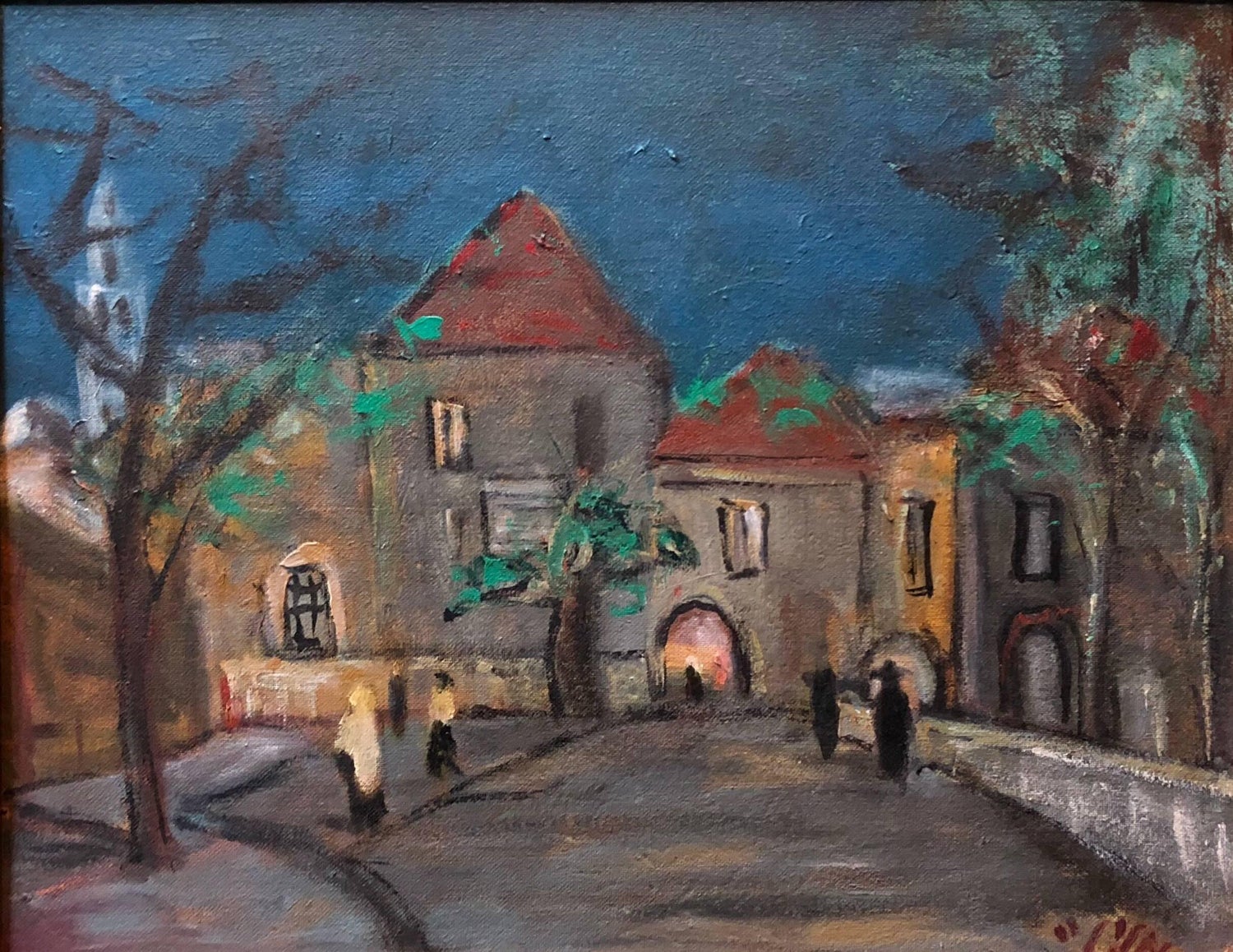 Oil Painting Israeli Landscape Theresa Bernstein Ashcan Realism