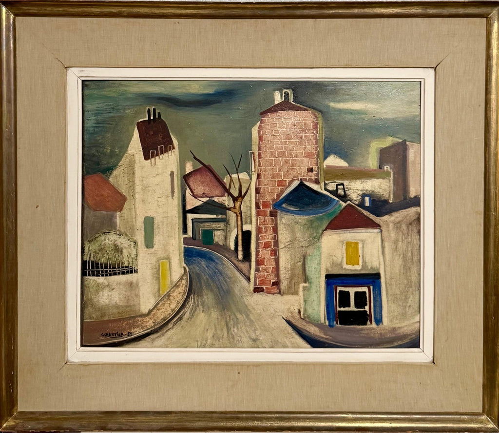 Mid Century Mothers, Children Oil Painting Frank Kleinholz WPA Era NYC Tenements