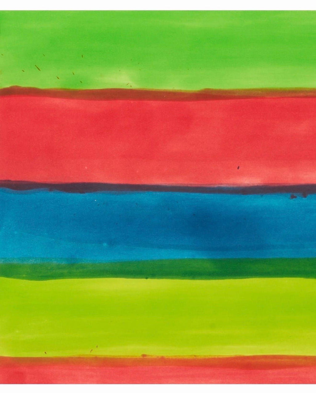Large Abstract Color Aquatint Etching Jazz Mary Heilmann American Modernist Art