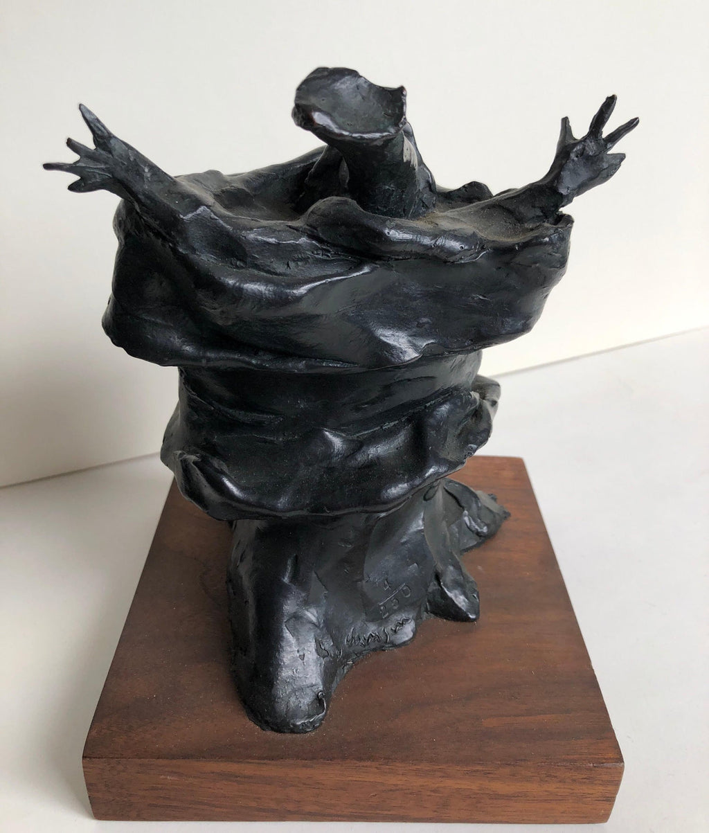 Bronze Sculpture Charles Dickens Figure American Boston Figural Modernist