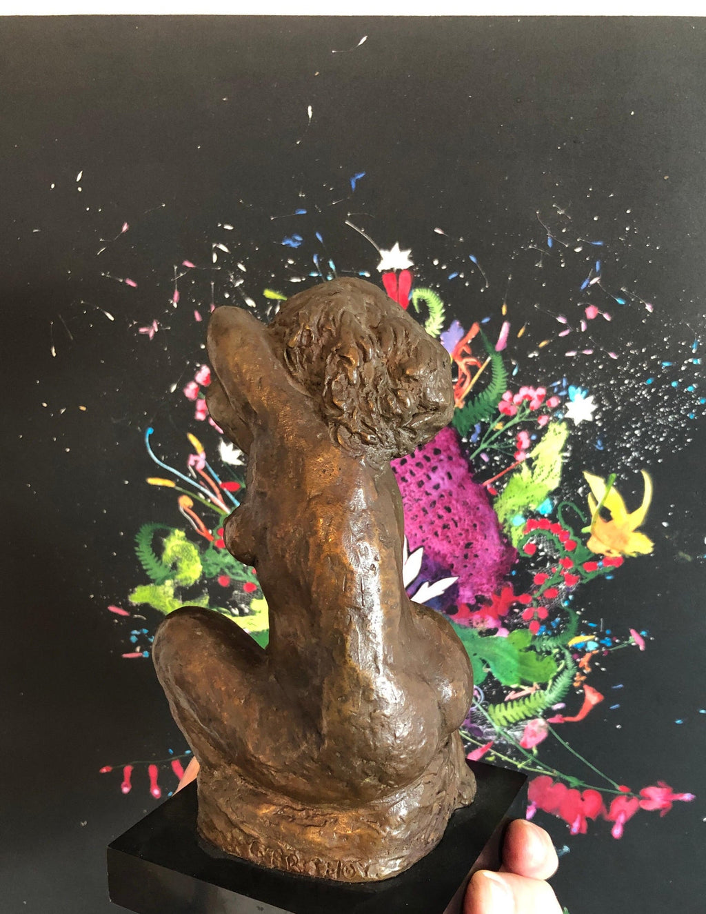 Bronze Female Nude Sculpture Modernist, WPA, New York Chelsea Hotel Artist