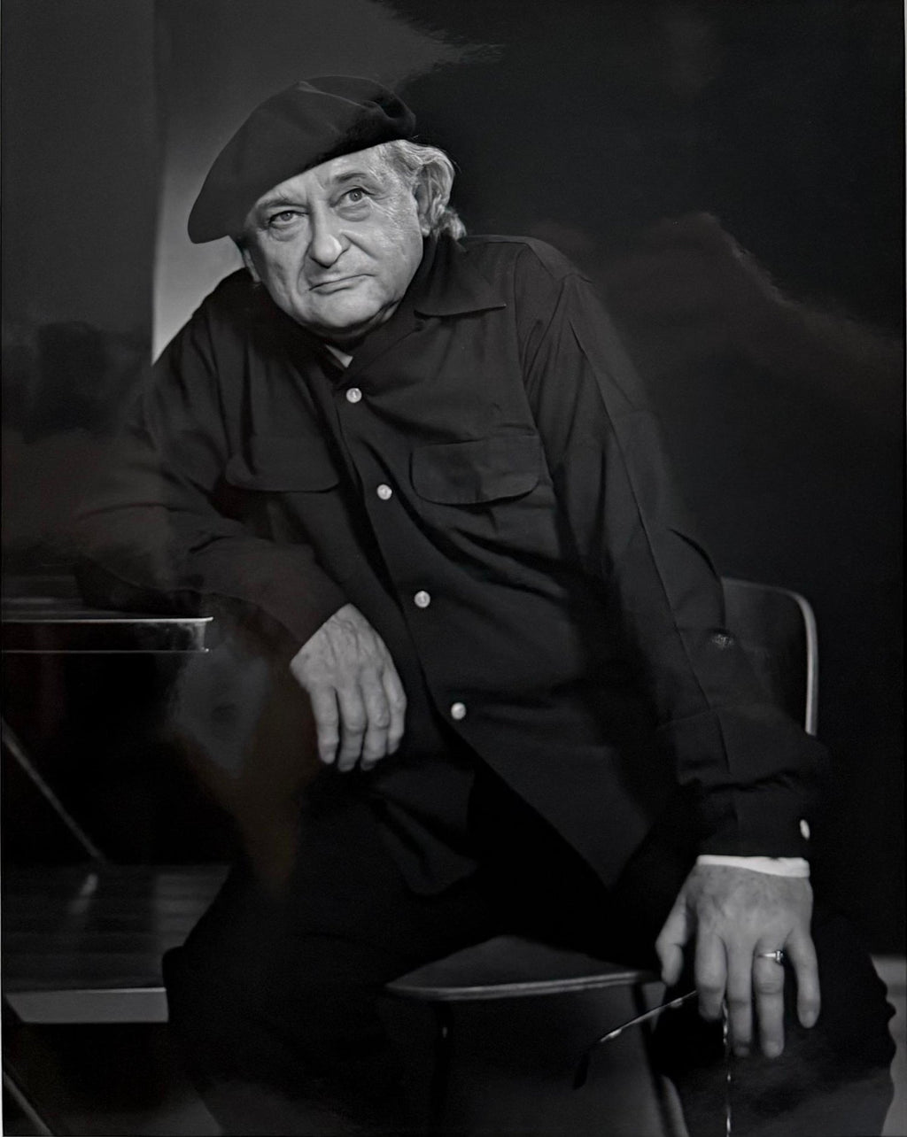 Sculptor Jacques Lipchitz Photograph Portrait Yousuf Karsh Photo Vintage Print