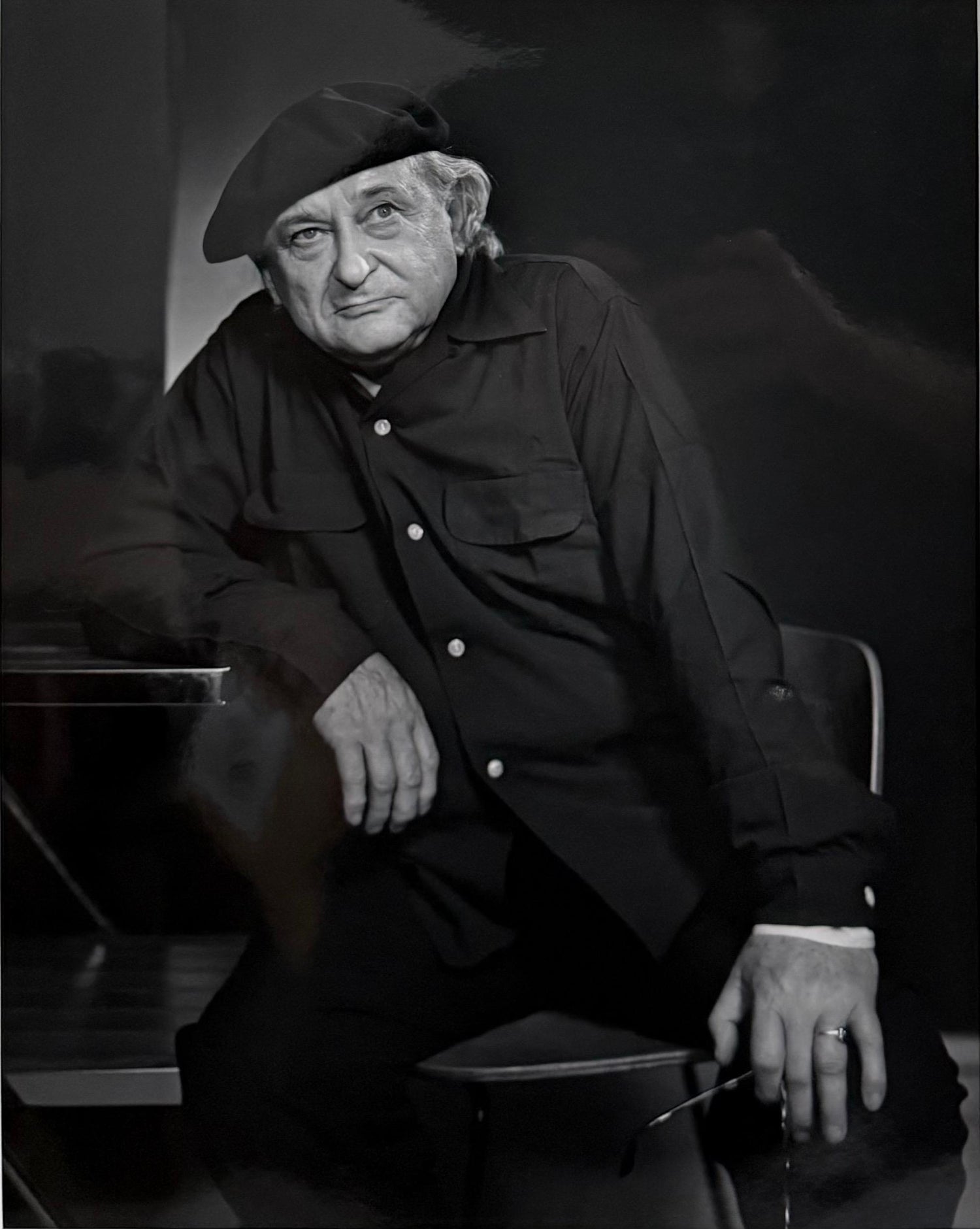 Sculptor Jacques Lipchitz Photograph Portrait Yousuf Karsh Photo Vintage Print