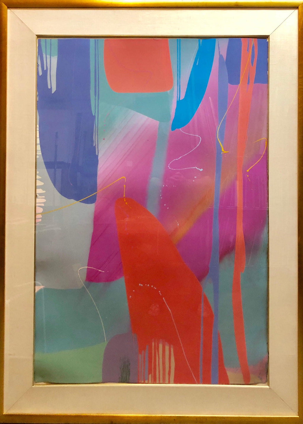 Lyrical Abstraction Acrylic Painting Ronnie Landfield Color Field Abstract