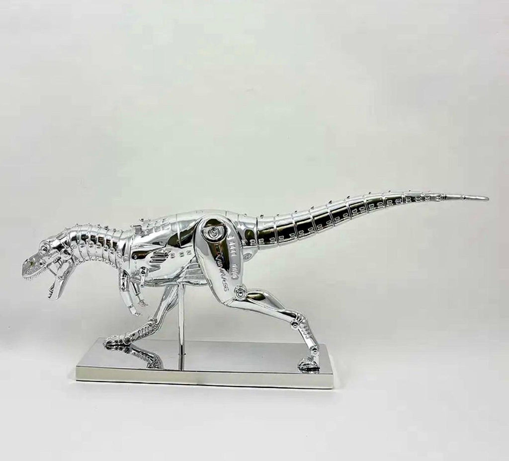 Hajime Sorayama Tyrannosaurus T-rex Cyborg Dinosaur Sculpture in Box Nanzuka