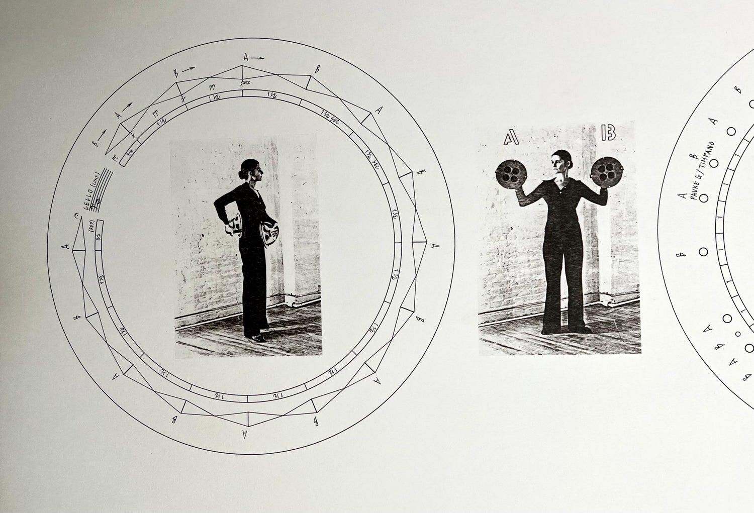 Austrian Sound Space Architect Bernhard Leitner Photo Lithograph Hand Signed Art