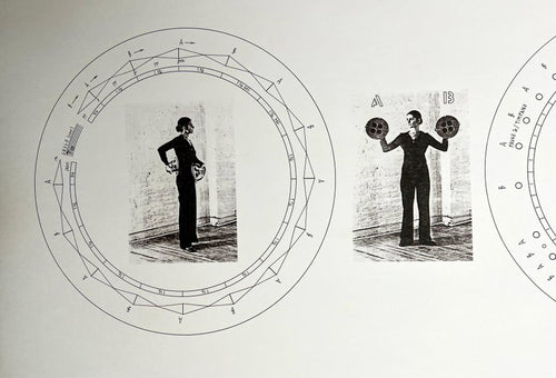 Austrian Sound Space Architect Bernhard Leitner Photo Lithograph Hand Signed Art